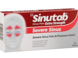Sinutab Sinus Allergy Maximum Strength Tablets (Generic Chlorpheniramine)